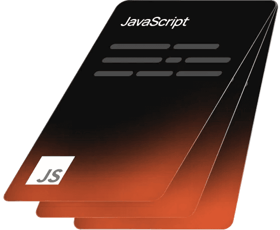Stylized JavaScript file document representing code structure

